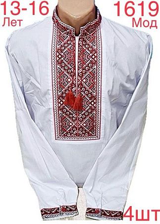 Вышиванка Надийка 1619-3 white - делук