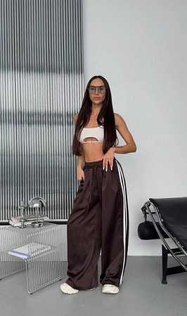 Штаны Спорт Akulova 421 brown - делук