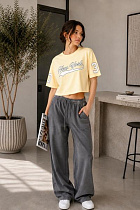 Футболка New Season F056 yellow - делук