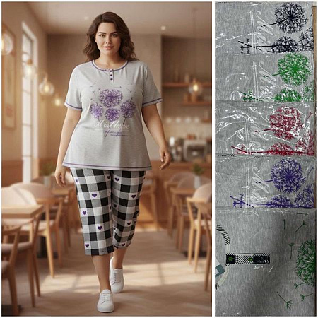 Пижама Homewear A06 mix - делук