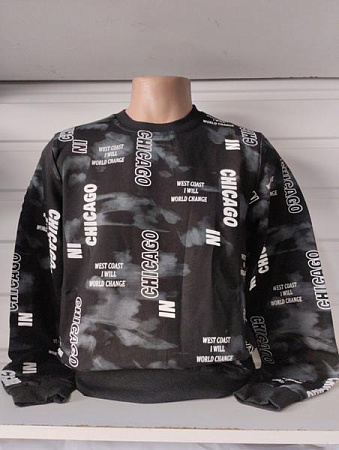 Свитер Panda 1512 black - делук