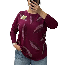 Свитер Levisha 25221 wine - делук