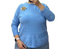Свитер Elena&Vika 25234 l.blue - делук