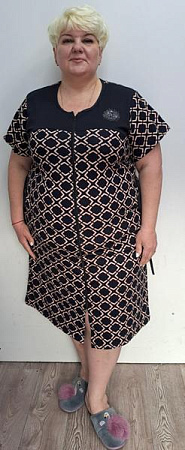 Халат Romeo Life 901-2 black - делук