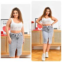 Юбка Lady N 813 grey - делук