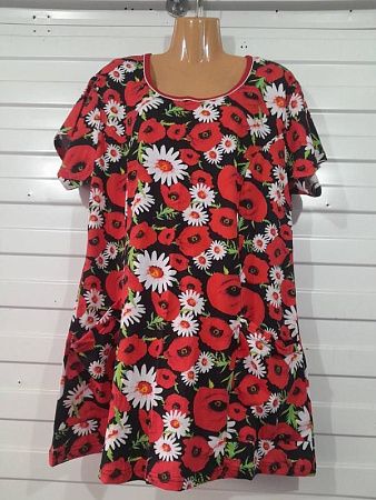 Туника Akvarel A112 red - делук