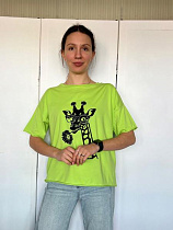 Футболка Fsn 7189 l.green - делук