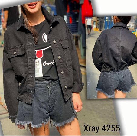Куртка Jeans Style 4255 black - делук