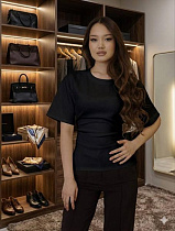 Футболка Arina 4266 black - делук