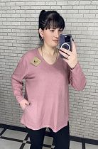 Свитер Levisha 25204 pink - делук