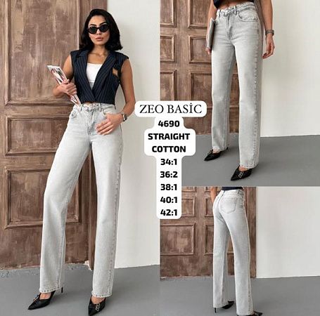 Джинсы Jeans Style 4690 l.grey - делук