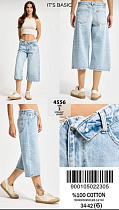 Бриджи Jeans Style 4556-4S6-3 l.blue - делук