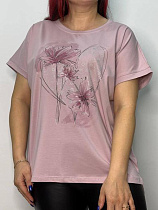 Футболка Kosta 8103 pink - делук