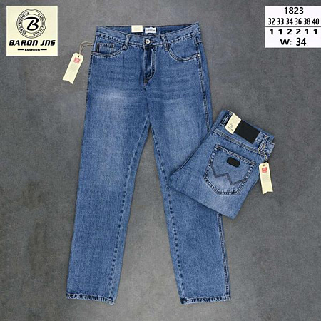 Джинсы God Baron 1823 blue - делук