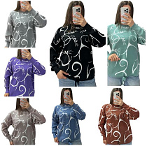 Свитер Elena&Vika 25502 grey - делук