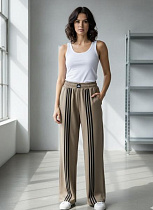 Штаны Спорт Newe NW834 beige - делук