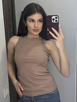 Майка Arina 1271 beige - делук