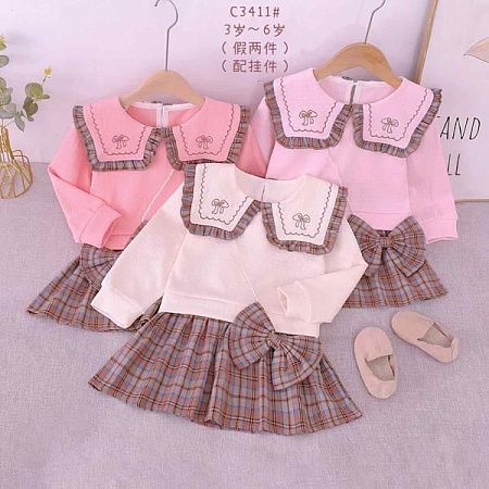 Платье Фунтик C3411 l.pink - делук