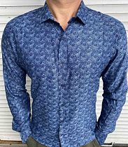 Рубашка Nik 33963 blue - делук