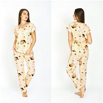 Пижама Пижама-Ок 6018-P3(04076) beige - делук