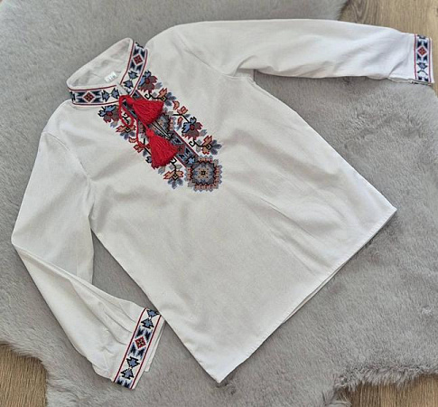 Вышиванка Limerense DD191 white - делук