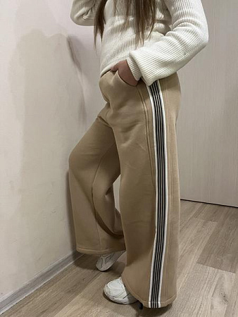 Штаны Спорт Moda School M425 beige - делук