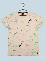 Футболка Dino DN386 beige - делук