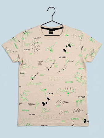 Футболка Dino DN386 beige - делук