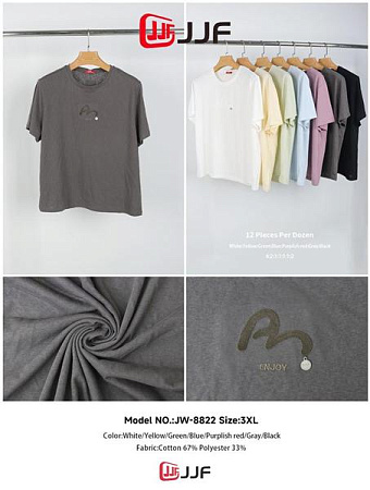 Футболка Jjf 8822 mix - делук