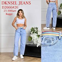 Джинсы Lili D2666 l.blue - делук