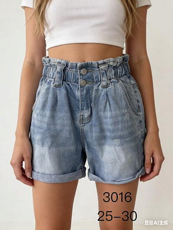Шорты Newjeans 3016 l.blue - делук