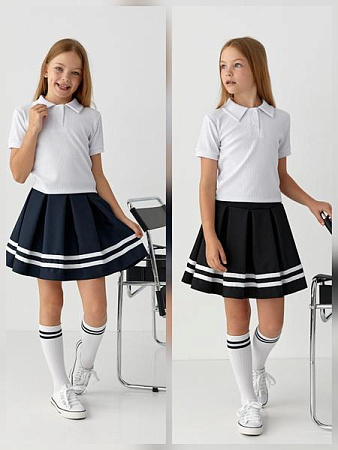 Юбка Moda School MD23 black - делук