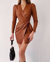 Платье Inna 285 brown - делук