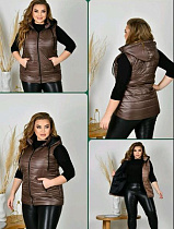 Жилетка Sdf A02-1 brown - делук