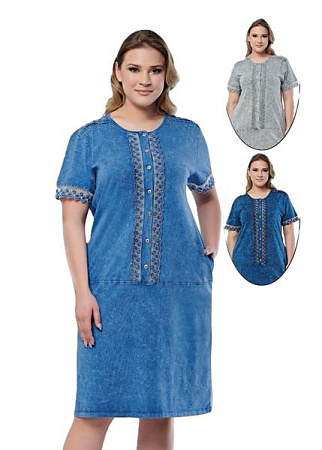 Платье Trikotag 7526 blue - делук