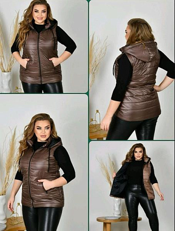 Жилетка Sdf A02-1 brown - делук