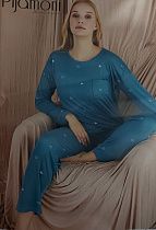 Пижама Alberk 1 blue - делук