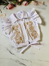 Блузка Moda School M120 white - делук