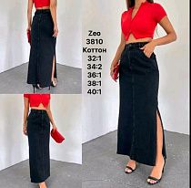 Юбка Jeans Style 3810 black - делук