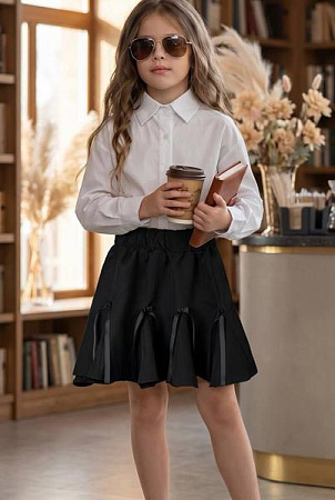 Юбка Delfinka 703 black - делук
