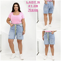 Шорты Jeans Club 246 l.blue - делук