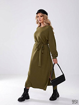 Платье Loren 951 khaki - делук