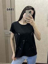 Футболка Fsn 6442 black - делук