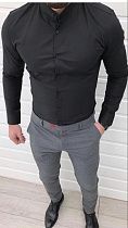 Рубашка Nik 56054 black - делук