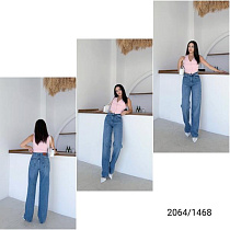 Джинсы Jeans Style 2064-1468 blue - делук