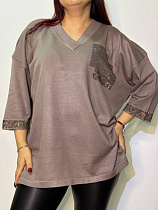 Туника Kosta 2025-12 brown - делук