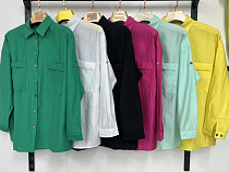 Рубашка Dgmd 17052407 fuchsia - делук