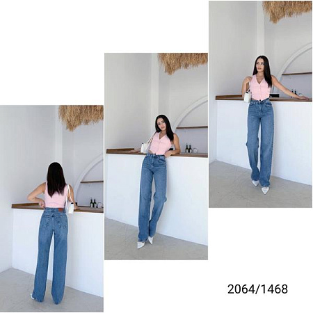 Джинсы Jeans Style 2064-1468 blue - делук