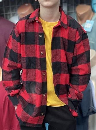Рубашка Nik 56603 red - делук