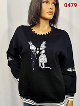 Свитер Lida 0479 black - делук